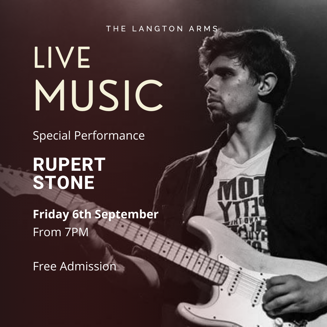 Live Music - Rupert Stone